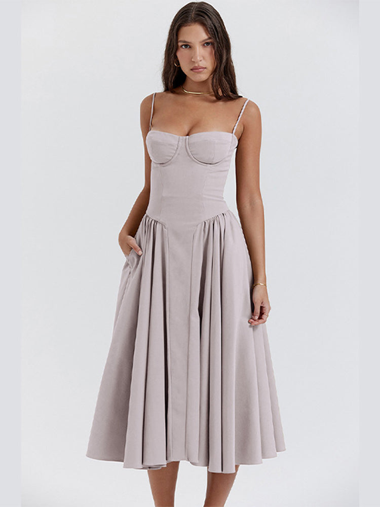 Lark | Stijlvolle lange jurk vintage elegant avond