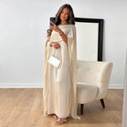 Caroline | Cape maxi jurk elegant bruiloft