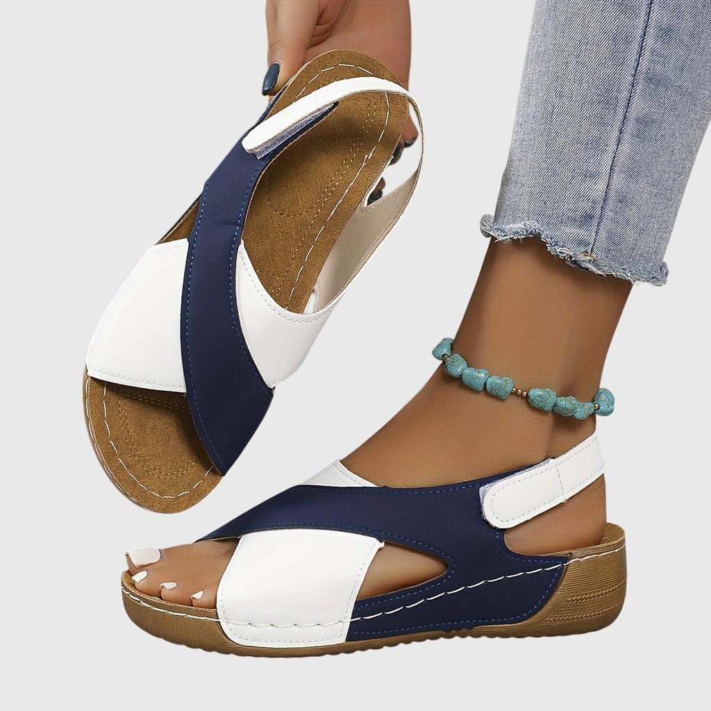 Ainsley | Comfortabel plateau sandalen dames zomerschoenen
