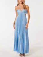 Orchid | Halter maxi jurk elegant zomers bruiloft
