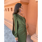 Felicity | Elegante avondjurk gestructureerd chic bruiloft