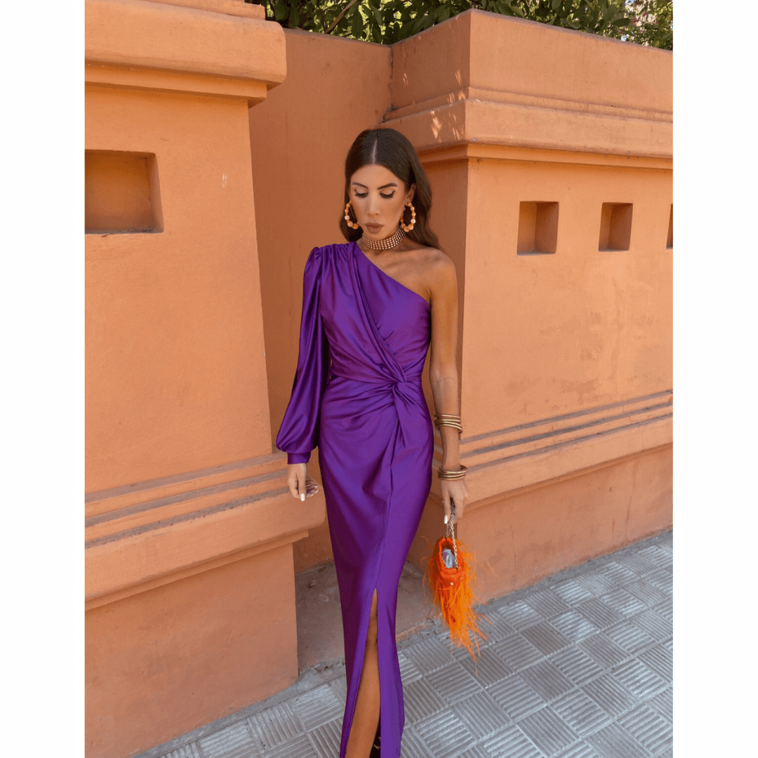 Felicity | Elegante avondjurk gestructureerd chic bruiloft