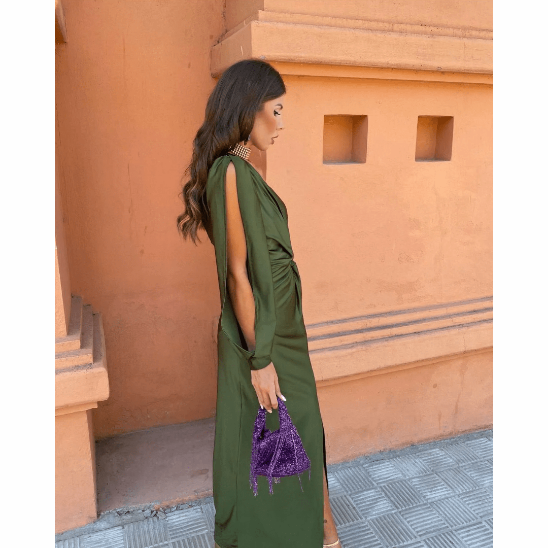 Felicity | Elegante avondjurk gestructureerd chic bruiloft