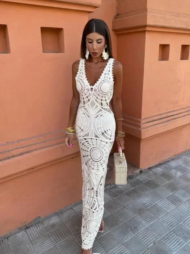 Cassandra | Luchtige wikkel zomerjurk elegant