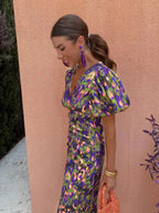 Suzette | Elegante avondjurk bruiloft vloeiend chic