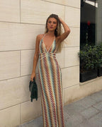 Iris | Boho gehaakte tunica jurk zomer strand