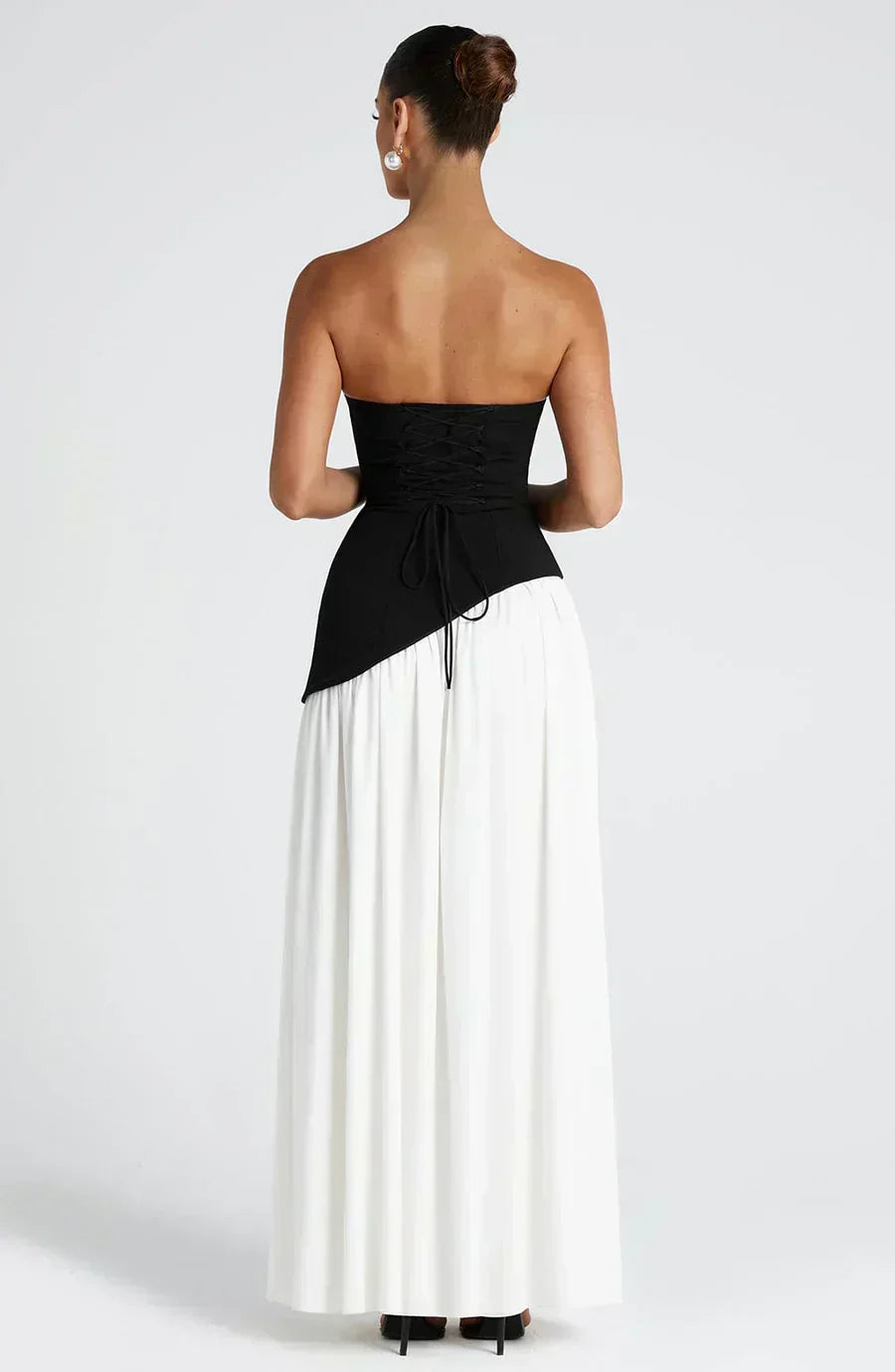 Julia | Asymmetrische maxi jurk modern bruiloft