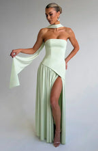 Julia | Asymmetrische maxi jurk modern bruiloft