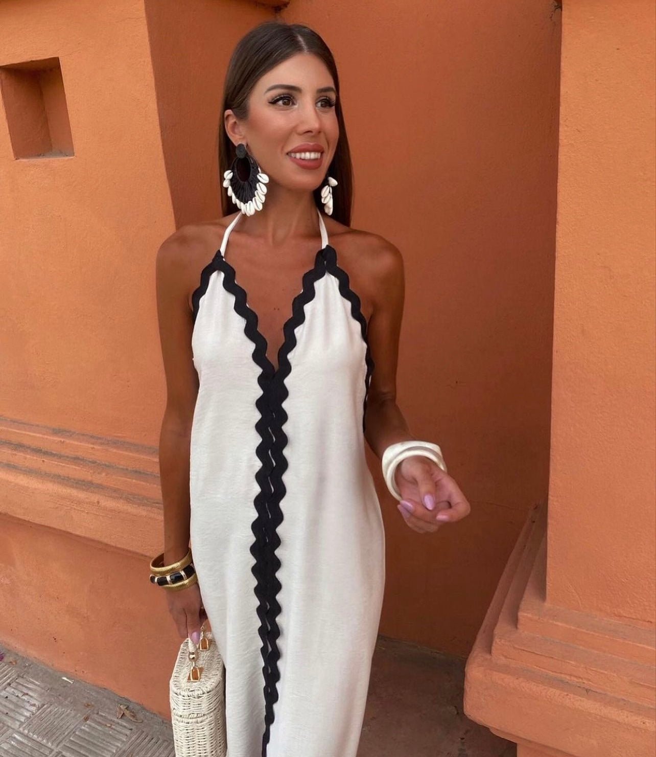 Victoria | Elegante lange jurk vloeiend bruiloft