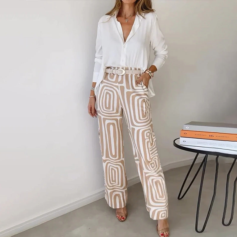 Opal | Elegant 2-delig set broek dames chic
