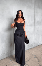 Jasmine | Mouwloze bodycon maxi jurk elegant