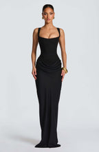 Jasmine | Mouwloze bodycon maxi jurk elegant