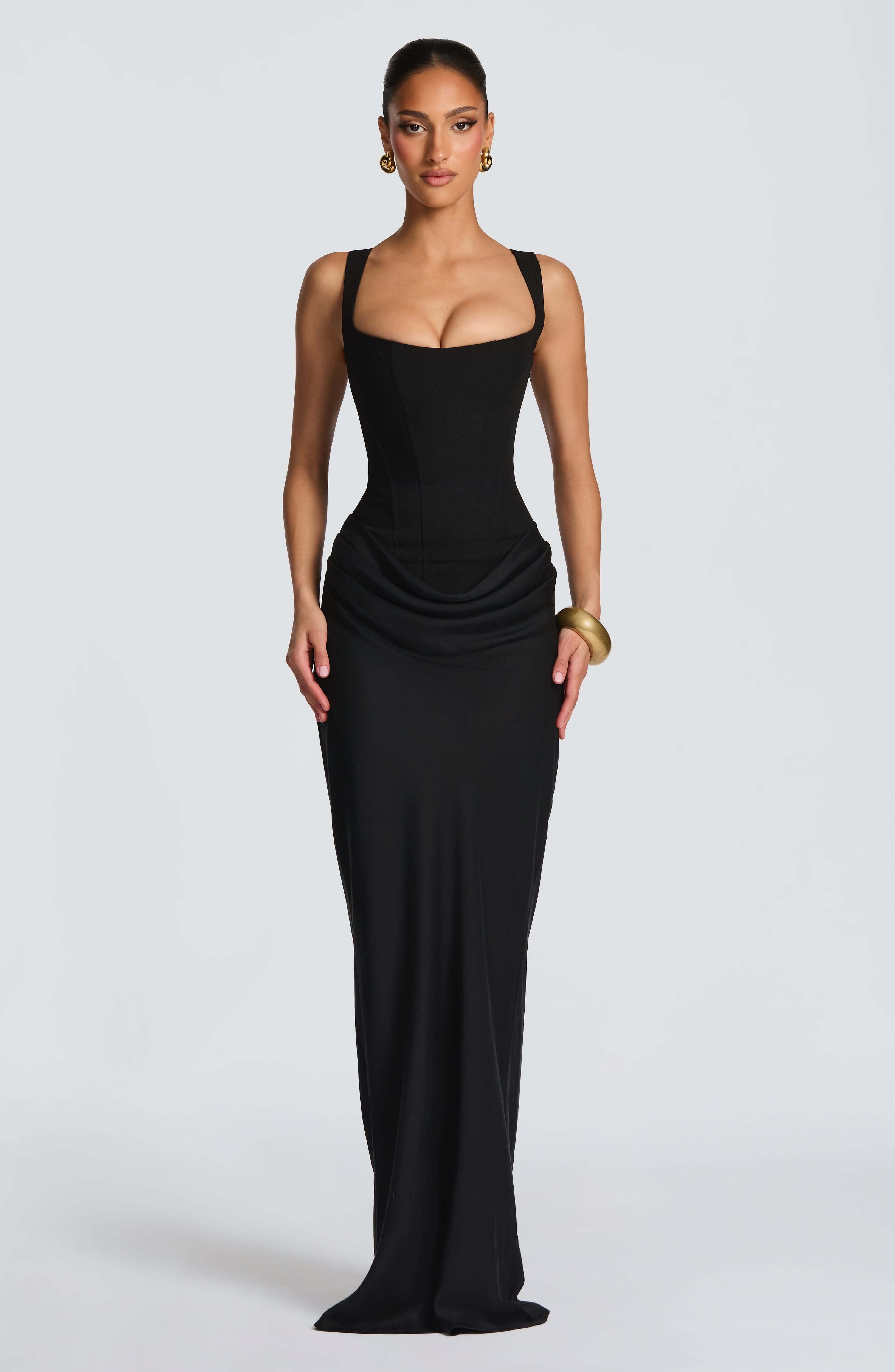Jasmine | Mouwloze bodycon maxi jurk elegant